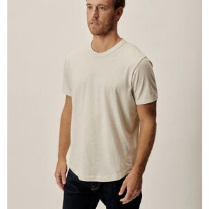 Buck mason curved hem cotton classic t-shirt. Size small